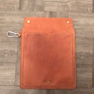 Free people  leather carrying case